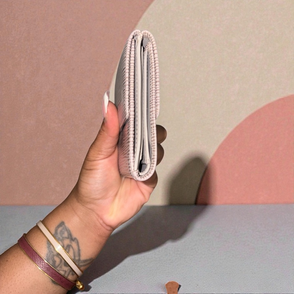 Louis Vuitton Elise  epi wallet (lilac) - Picture 2 of 9